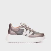 Wonders Roma 40 Silver Chunky Trainer