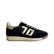 Back 70 Jogger Black &amp; Gold Trainer