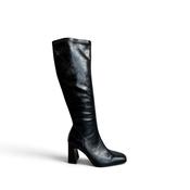 Pedro Anton Glasgow Black Knee High Stretch Boot image