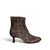 UNISA Lomas Taupe Croc Suede Ankle Boot image