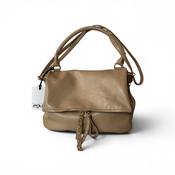 MJUS Camel Crossover Leather Bag