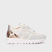 Wonders A-24100 White &amp; Silver Trainer