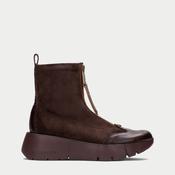 Hispanitas Montana Brown Wedge Ankle Boot image