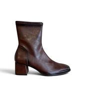 Miss Elastic Brown Sock Boot - 75311 image