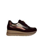 Marco Moreo Gilda Burgundy Zip Up image