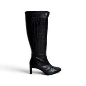 Wonders M-6305 Black Leather Knee Boot image