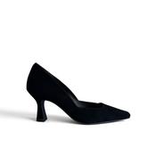 LODI Genius Black Suede Court Shoe image