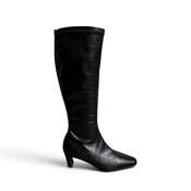Pedro Anton Xavia Brown Croc Knee High Boot image