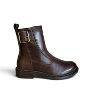 SDC Dana Brown Leather Ankle Boot image