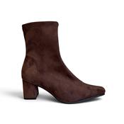 Miss Elastic Brown Sock Boot - 75357