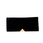 LODI Brown Velvet Clutch Bag image