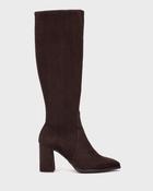 Wonders Brown Stretch Knee Boot - M-5441 image