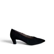 Marian Black Suede Court Shoe - 5502 I26 image