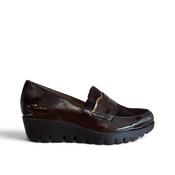 Wonders C-33360 Brown Patent Wedge image