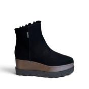Marco Moreo Blanca Platform Suede Ankle Boot
