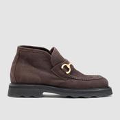 POMME DOR Nicky Dark Brown Suede Loafer image