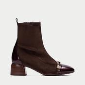 Hispanitas Varsovia Bordo &amp; Brown Ankle Boot image