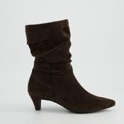 Paul Green Brown Suede Midi Boot Style: 8325-002 image