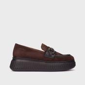 Wonders A-5203 Brown Chunky Loafer image