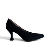 Marian Black Suede Court Shoe image