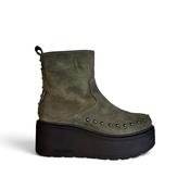 Marco Moreo May Green Suede Platform Boot image