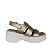 Wonders Nora Gold Chunky Sandal