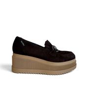 Marco Moreo Ilaria Brown Suede Platform Shoe image