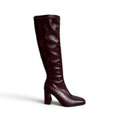 Pedro Anton Glasgow Wine Knee High Stretch Boot image