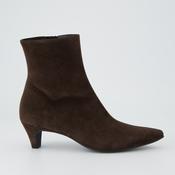 Paul Green Brown Suede Kitten Heel Boot image
