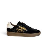 Another Trend Black Patent &amp; Suede Trainer
