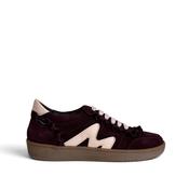 Marco Moreo Berlino Burgundy Suede Trainers image