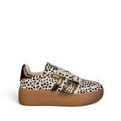 Back 70 XXL Fur Leo Bronze Platform Trainer