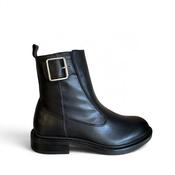 SDC Dana Black Leather Ankle Boot image