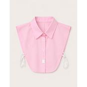 Baby Pink Faux Collar Detachable Shirt Collar Bib