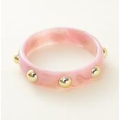 Pink Bangle Gold Studding image