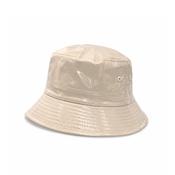 Cream Patent Rainhat Reversible