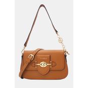 Tan &amp; Gold Leatherette Handbag image