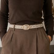 Gold Crystal Gold Buckle Dressy Belt image