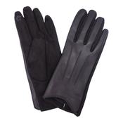 Black Leatherette &amp; Suedette Gloves