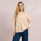 DECK Long Sleeve Knitted Jumper Beige image