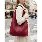 Wine Soft Leatherette Shoulder Bag image