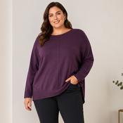 DECK Mulberry Long Sleeved Knitted Jumper image