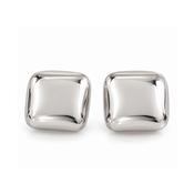 Silver Square Statement Earrings image