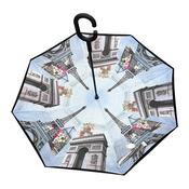 Upside Down Umbrella Paris Blue Insert