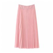 Light Pink Pleated Skirt One Size image
