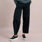 DECK Elasticated Barrel Leg Trousers Black