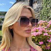Grey &amp; Pink Ombré Sunglasses image
