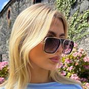 Navy &amp; Gold Sunglasses