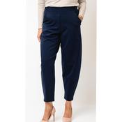 DECK Elasticated Barrel Trousers (Navy)