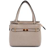 Champagne Metallic Tote &amp; Crossbody Handbag image
